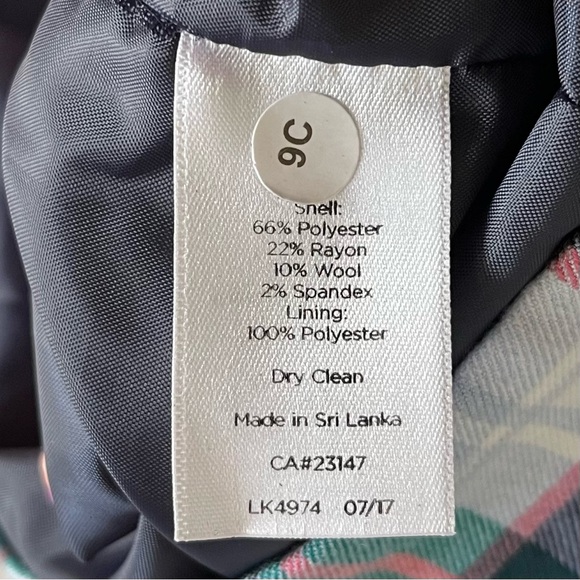 •Talbots• NWT Wool Blend Plaid Skirt  - Size 10 - Picture 8 of 10